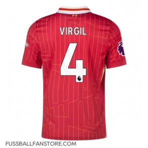 Liverpool Virgil van Dijk #4 Replik Heimtrikot 2024-25 Kurzarm